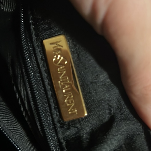 Vintage black coated canvas - Picture 3 of 4